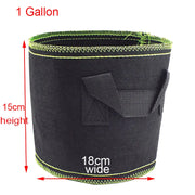 1/2/3 gallon Plant Grow Bags Nursery pots Veg Potato Transplanting planting Flower Pots Self-Adhesion Fabric Supplies Garden To