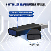 ONE S Wireless Adapter Compatible with Xbox One /S/X/Elite/ Controller for Windows 10/8/7,Simultaneous Connection of 8 Handles