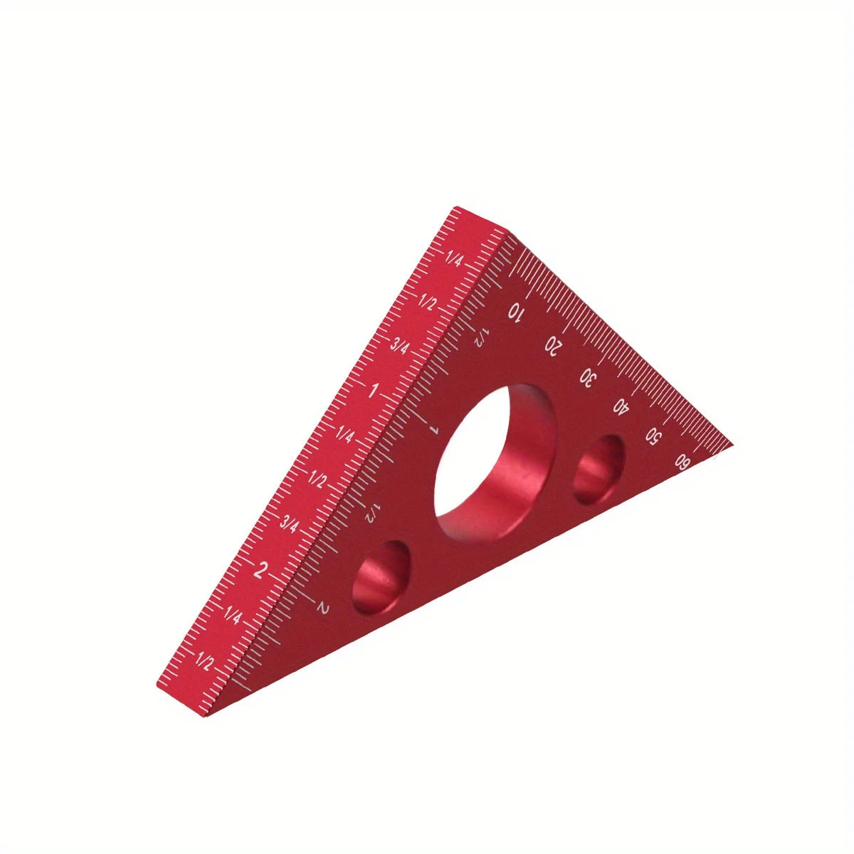 Aluminum Right Angle Ruler Woodworking Ruler Triangle Ruler Scales Machinist Carpenter's Square Height Measuring Tools Gauge