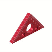 Aluminum Right Angle Ruler Woodworking Ruler Triangle Ruler Scales Machinist Carpenter's Square Height Measuring Tools Gauge