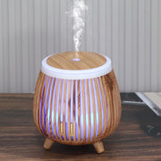 Air diffusers home idea household supplies decorative lights wood grain design mini desktop aromatherapy diffuser humidifier