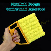 Silicone World Shutter Cleaning Brush Detachable Wash Vent Blinds Cleaner Cloth Air Conditioning Curtain Household Cleaning Tool