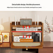 Living Room Wi-Fi Router Storage Rack, Home Tv Storage Box, Multi-Tiered Storage Rack, Office Storage Rack