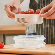 Food Storage Container Rice Fruit Preservation Box Microwave Oven Safe Refrigerator Freezer Fresh Keeping Box For Kitchen