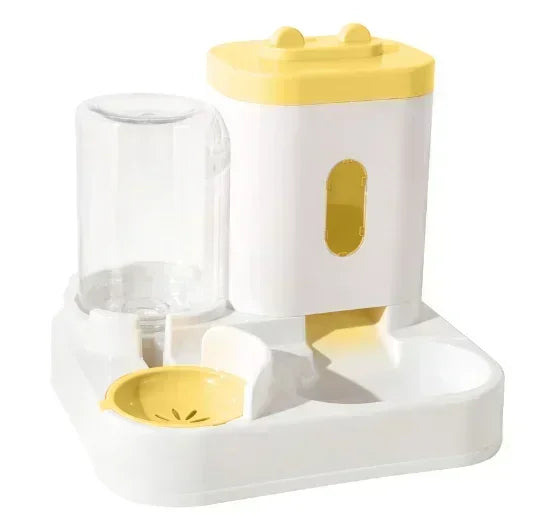Cat feeder, dog cat basin with water dispenser bowl, dog food automatic circulation, cat food utensils, pet products universal