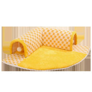 Cat Bed Can Play Cat Tunnel Dog House Bed Kitten Dog Basket Bed Cute Cat House Home Mat Pet Kennel Products Cama Para Gatos