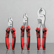 Cable cutters, electrician's pliers, wire strippers, crimping pliers, cable scissors, multi-purpose hand tools