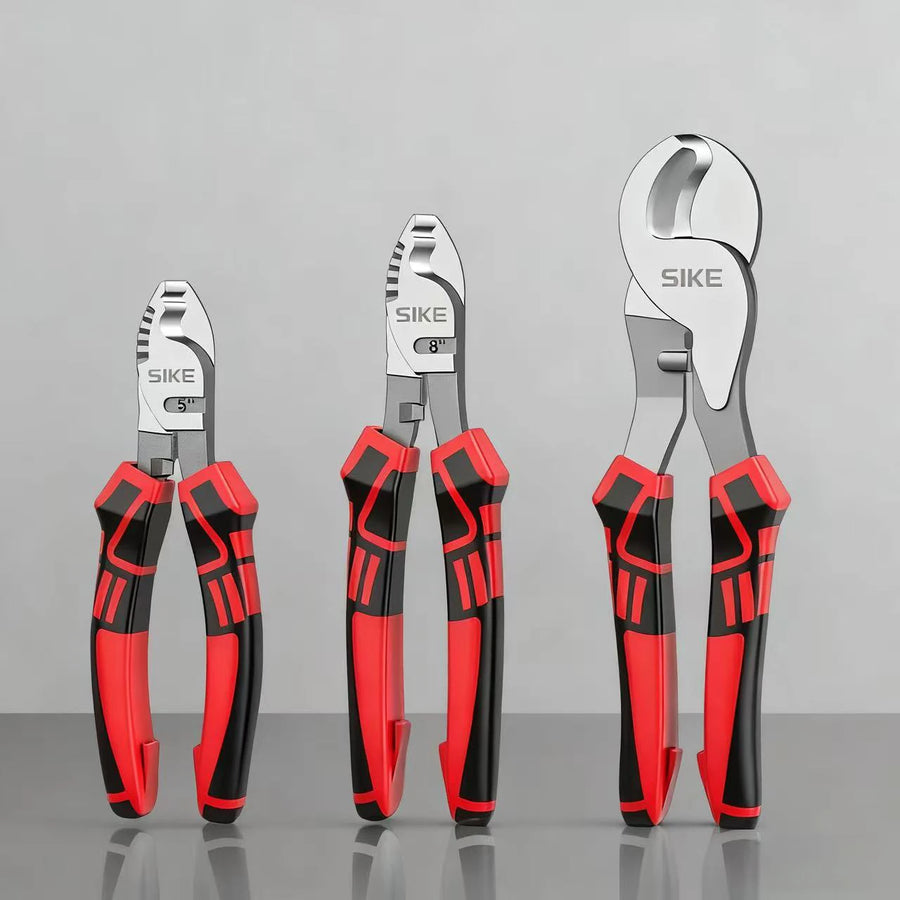 Cable cutters, electrician's pliers, wire strippers, crimping pliers, cable scissors, multi-purpose hand tools