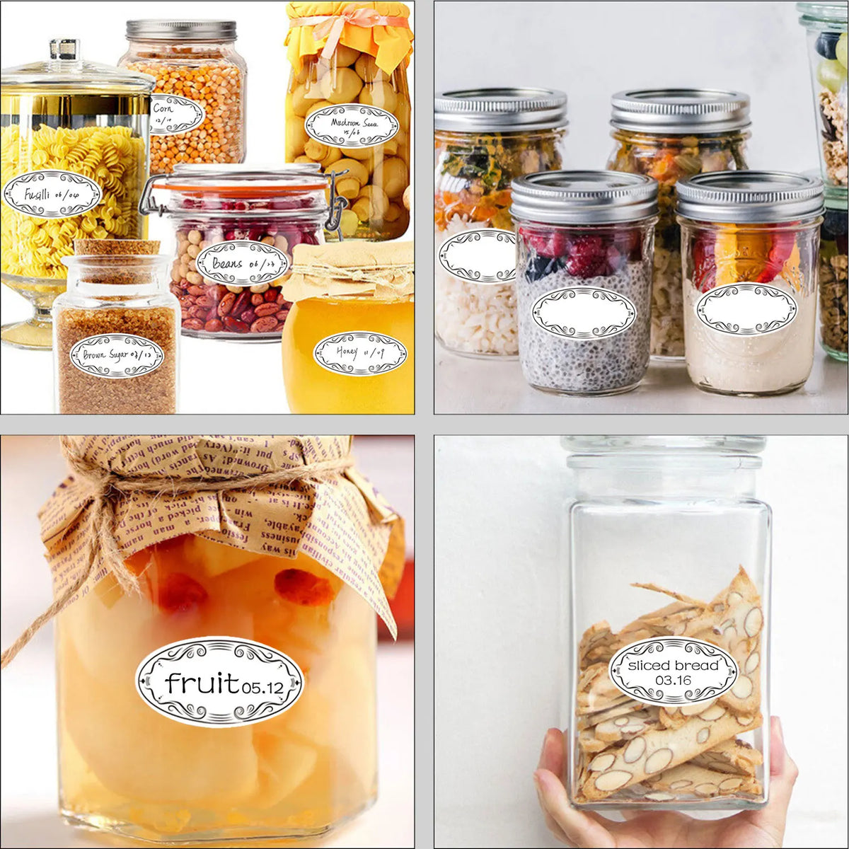150Pcs/Roll Beverages Fruits Vegetables Fridge&Freezer Storage Organizer Stickers Food Safe Date Catalog 1*2.25inch for Kitchen