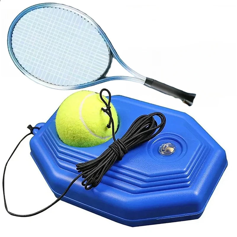 Tennis Trainer Rebound Ball with String & Baseboard Self-Study Fun Training Tool Portable Exercise Equipment for Adults Kids
