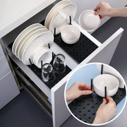 Kitchen Organizer Sink Drain Shelf Dish Drying Rack Telescopic Pan Bowl Stand Storage Drawer Adjustable Holder Home Accessories