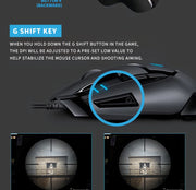Logitech G402 Wired Mechanical Programmable Gaming Mouse for PC and Laptop Players (especially those playing PUBG)