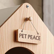 Solid Wood Cat Bed Large Space Enclosed Bed Cats Moisture-proof and Waterproof Cat's House Durable Cat Accessories Products