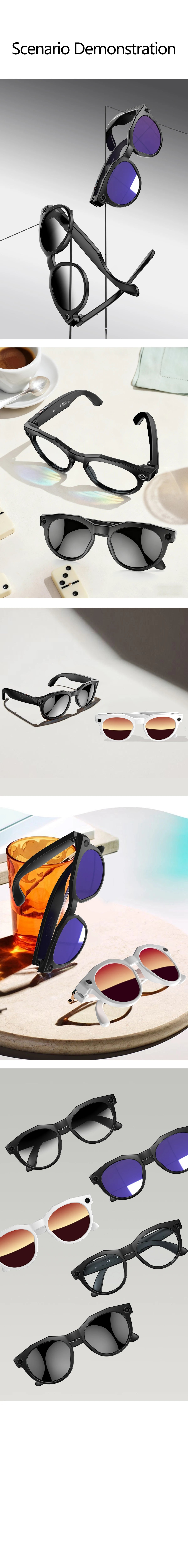 2026New800W Camera AI Glasses Men Color-Changing Smart Translation Glasses Photo Video Recording Waterproof Call SmartSunglasses