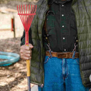 High-carbon Steel Rake Leaf Rake Fallen Leaves Rake Garden Lawn And Yard Metal Rake Farm equipment Tools