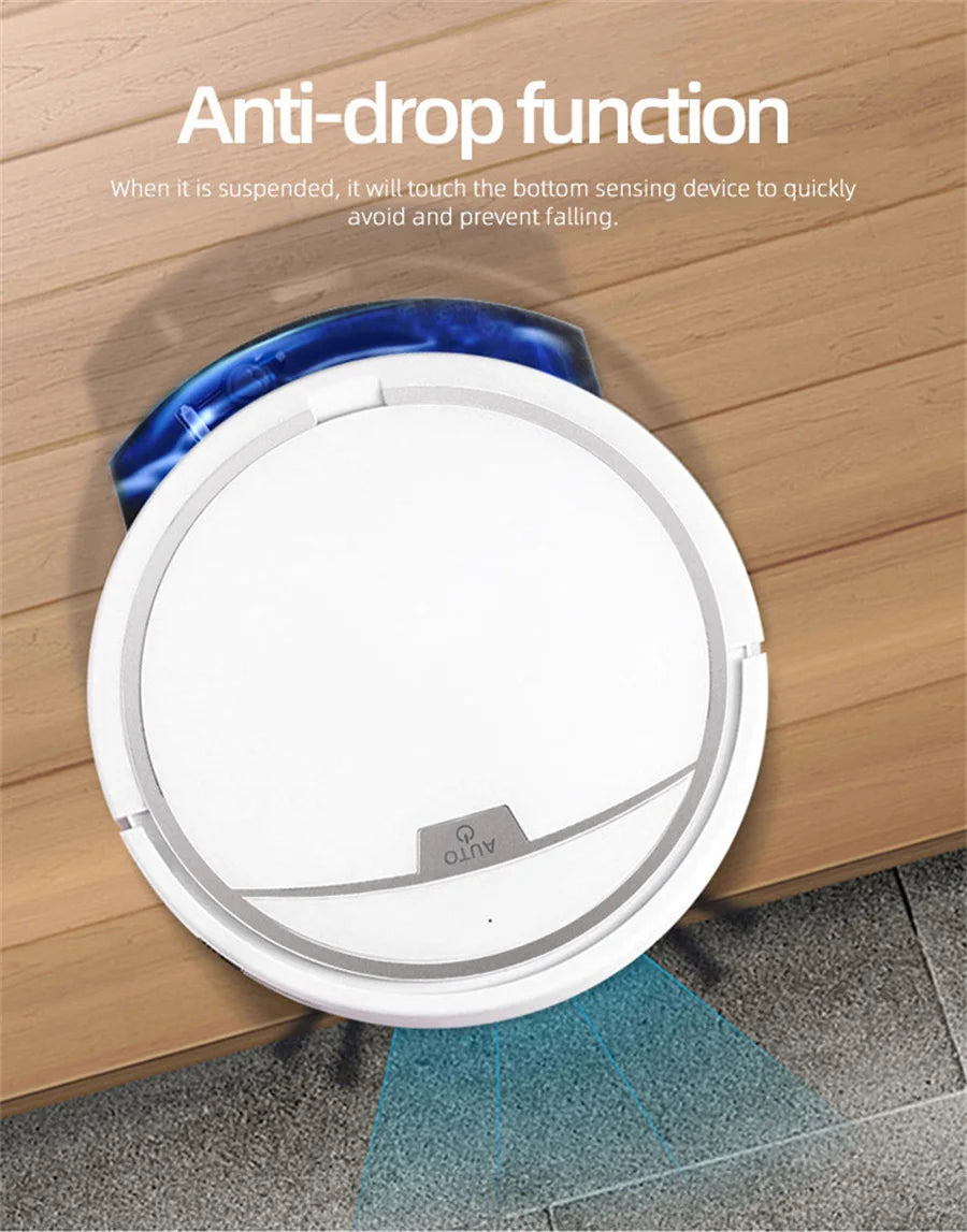 Smart Vacuum Cleaner Robot Household Automatic App Control 2800PA Suction Quiet Wet Dry Floor Sweep Mopping Cleaning Machine