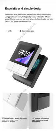 Xiaomi Smart Home Panel 3.23" Touch Screen Switch Central Control Screen Built in Bluetooth Mesh Gateway Works with Mihome App