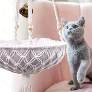 Net Cat Bed, Pet Cat Bed, Semi Enclosed Cat Bed