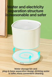 Cat Water Fountain Automatic Pet Water Fountain 1.8L  Cat Water Dispenser with 1 Replacement Filter for Cats and Dogs