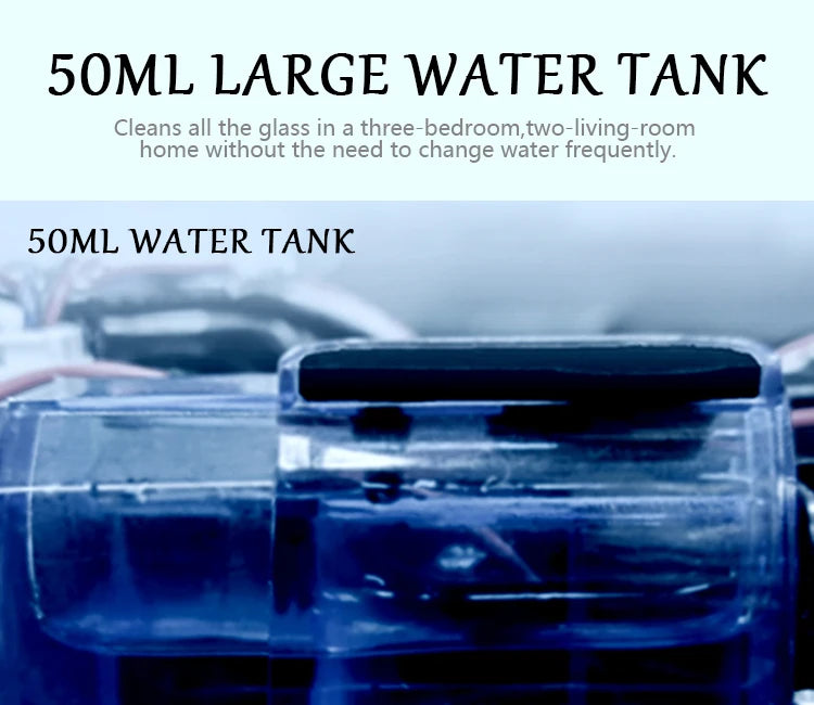 Fully Automatic Water Spraying Smart Electric High-Rise Window Cleaning Device Ultra-thin Strong adsorption Glass Wiping Robot