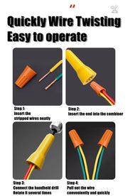 Wire Twisting Tools Handle Electrician Quickly Twister Twister Wire For Power Drill Drivers Twister Twisted Twist Cable Device