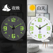 living room wall clock light luxury modern simple quartz clock hanging wall  household clock free punching atmosphere quiet