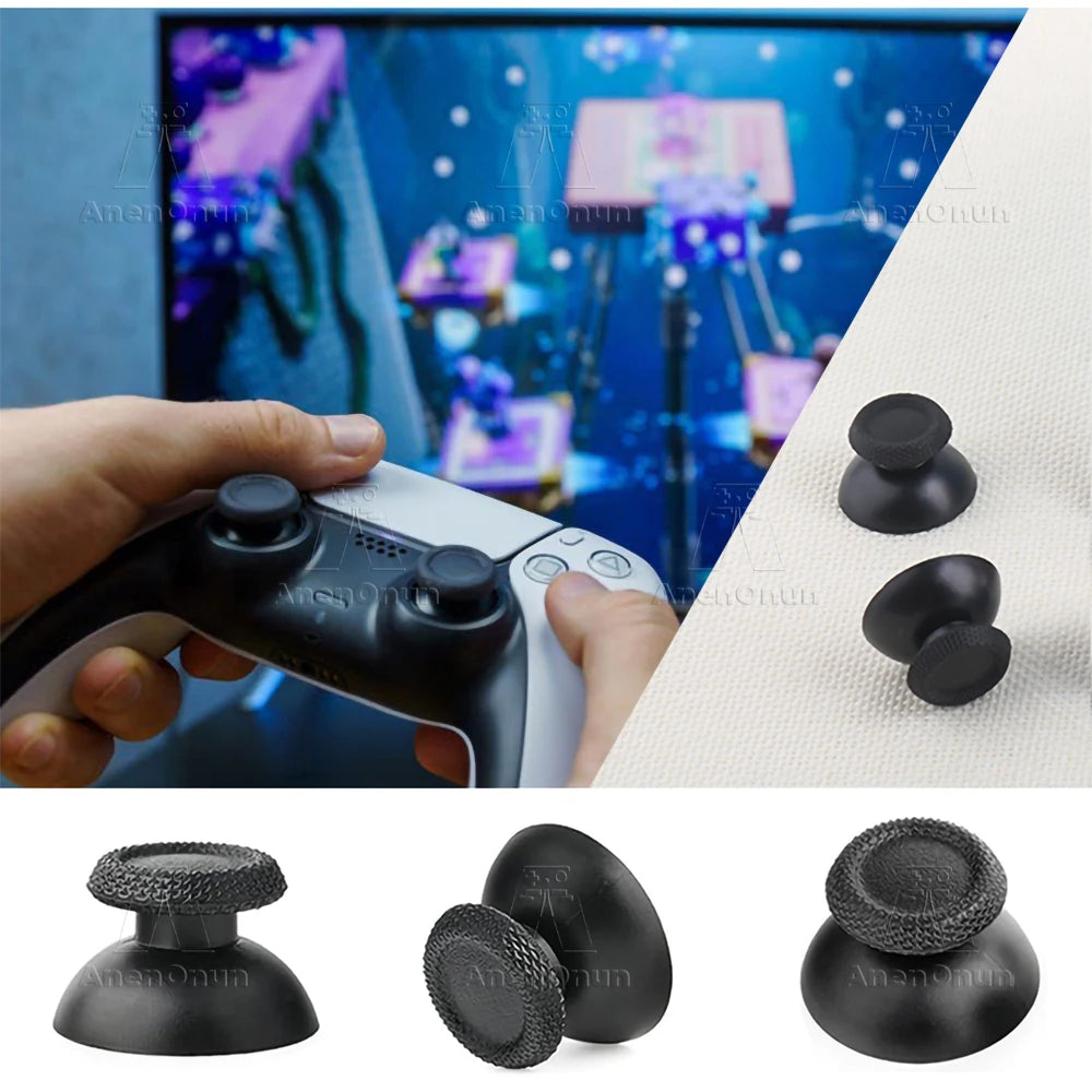 PS5 Controller Thumbstick Premium Replacement Parts Anti-Wear Non-slip ABS + Rubber Joystick Analog Stick Durable Accessories