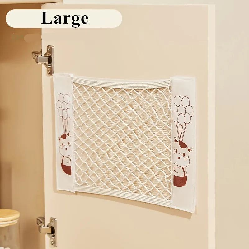 Kitchen storage bag, garbage bag, storage artifact without punching, household wall mounted storage, hanging bag, plastic storag