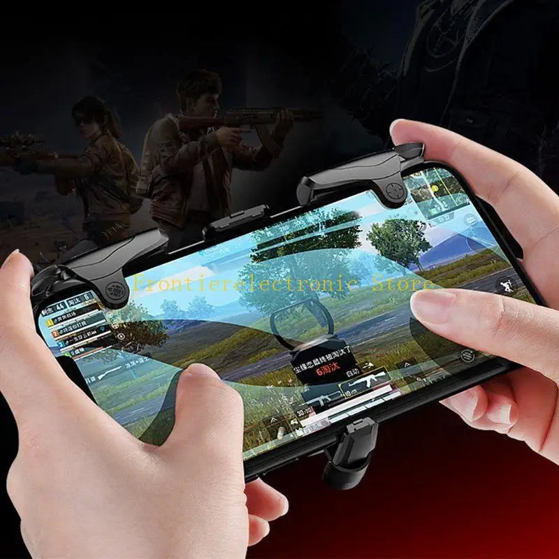 For PUBG Mobile Phone Controller Auto High Frequency Click Gaming Triggers Gamepad Joystick for Cell Phones Accessories