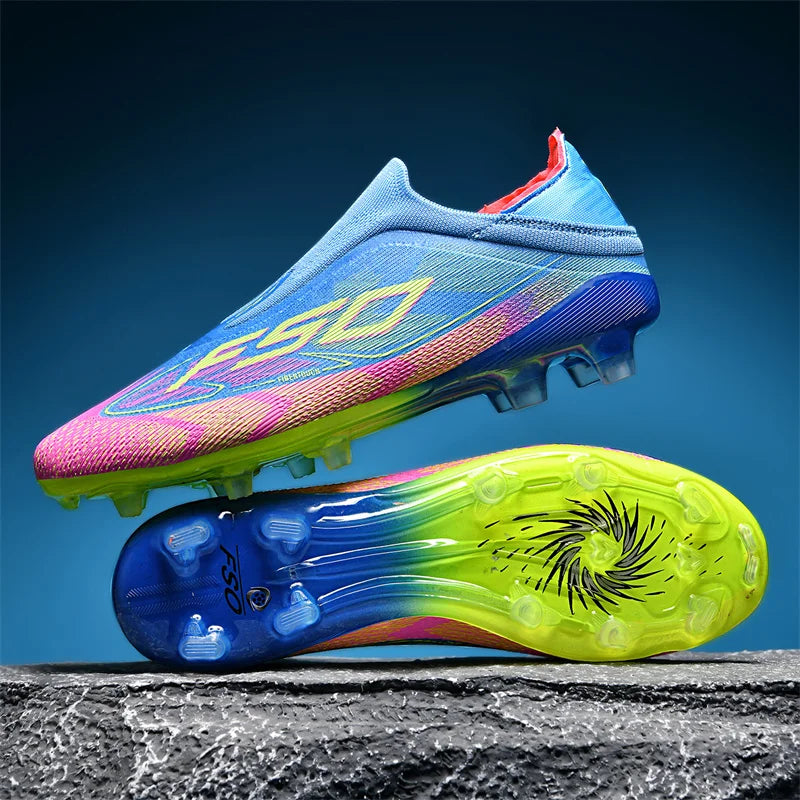 Men Women Soccer Shoes Society Professional Ultralight Cleats Indoor Football Shoes Training Outdoor Football Boots Resistant