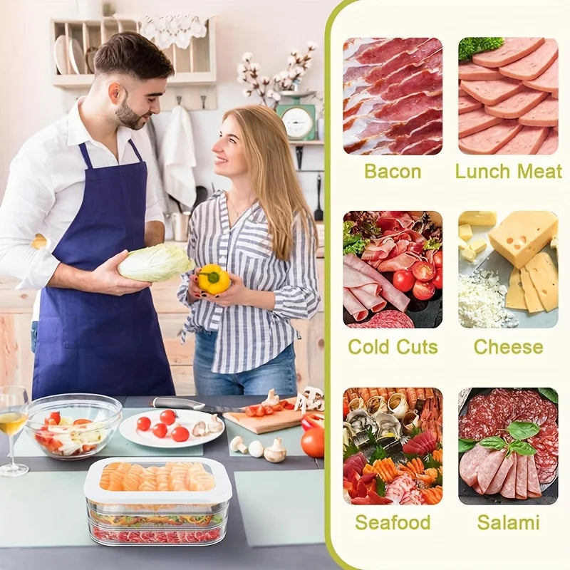 3/4 layer, can stack food storage containers, refrigerator storage boxes, meat fresh-keeping boxes, cooked food storage boxes,