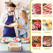3/4 layer, can stack food storage containers, refrigerator storage boxes, meat fresh-keeping boxes, cooked food storage boxes,