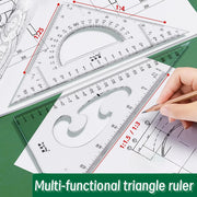 Engineering Tool Set, Precision Measuring Instrument Kit, Durable Stainless Steel, Engineering, Physical and Technical Drawing