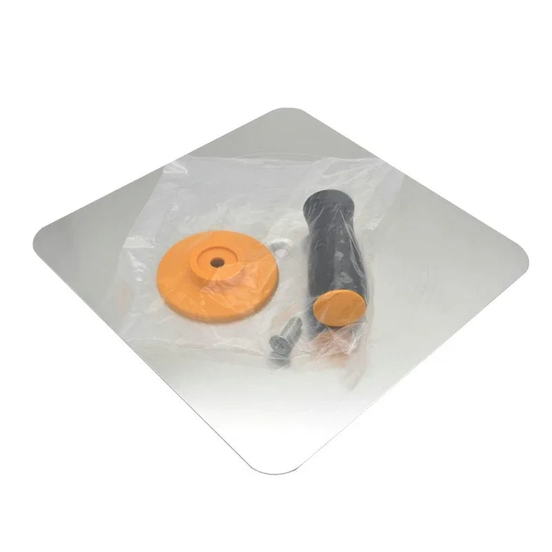 Construction Aluminium Plate Finishing Craftsman Trowel Mortar Board Plastering Tool Paint Holder With Lightweight Handle Holder