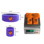 Football Fitness Colorful Cotton Sport Wrist Protector Kid Wristbands Running Headband Sports Sweatband