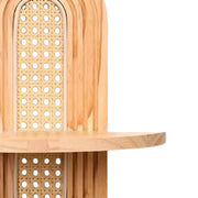 Arch Wooden Shelf Boho Home Decor for Figurines Display Living Room Bathroom