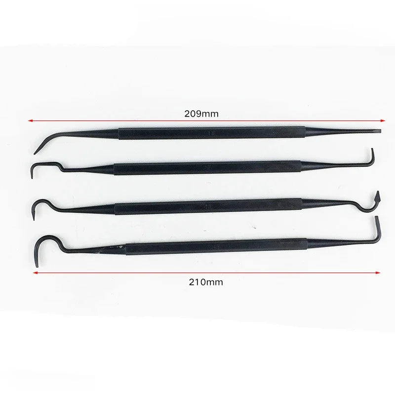 Cleaning Tool Double-end Mini Wire Brush Set Stainless Steel Brass Nylon Cleaning Polishing Detail Metal Rust Brush