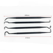 Cleaning Tool Double-end Mini Wire Brush Set Stainless Steel Brass Nylon Cleaning Polishing Detail Metal Rust Brush