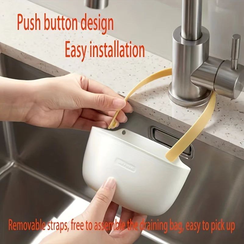 Kitchen Draining Rack,Multifunctional Kitchen Organizer with Draining Basket, Countertop Storage Holder,Space Saving  Organizers