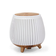 Air diffusers home idea household supplies decorative lights wood grain design mini desktop aromatherapy diffuser humidifier
