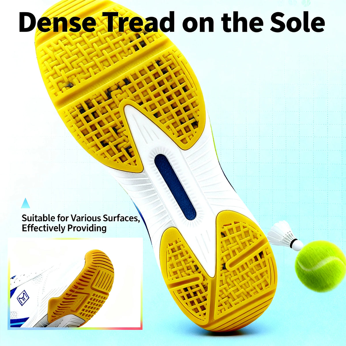 Tennis Shoes Wear-Resistant Non-Slip Cushioning Tennis Court Training Match Men Women Professional Anti-Twist Sports Functional