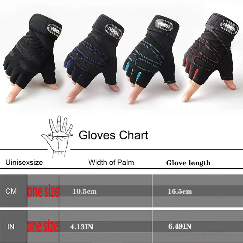 Gym Gloves Fitness Weight Lifting Gloves Body Building Training Sports Exercise Cycling Sport Workout Glove for Men Women