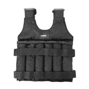 3/15/50kg Loading Weight Vest Adjustable Weighted Training Exercise Waistcoat Jacket Sand Clothing for Running Fitness Equipment