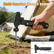New Multifunctional Wrench Hammer Knife Pliers Outdoor Camping Survival Tool Labor Saving Tool Stainless Steel Multi-tool Knife