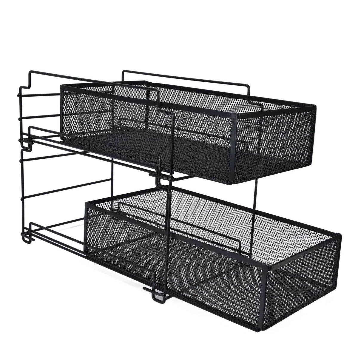 Kitchen Storage Drawer Basket Rack Kitchen Shelf Sliding Under Sink Drawer Multi Functional Shelf Desk Cabinet Organizer