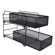 Kitchen Storage Drawer Basket Rack Kitchen Shelf Sliding Under Sink Drawer Multi Functional Shelf Desk Cabinet Organizer