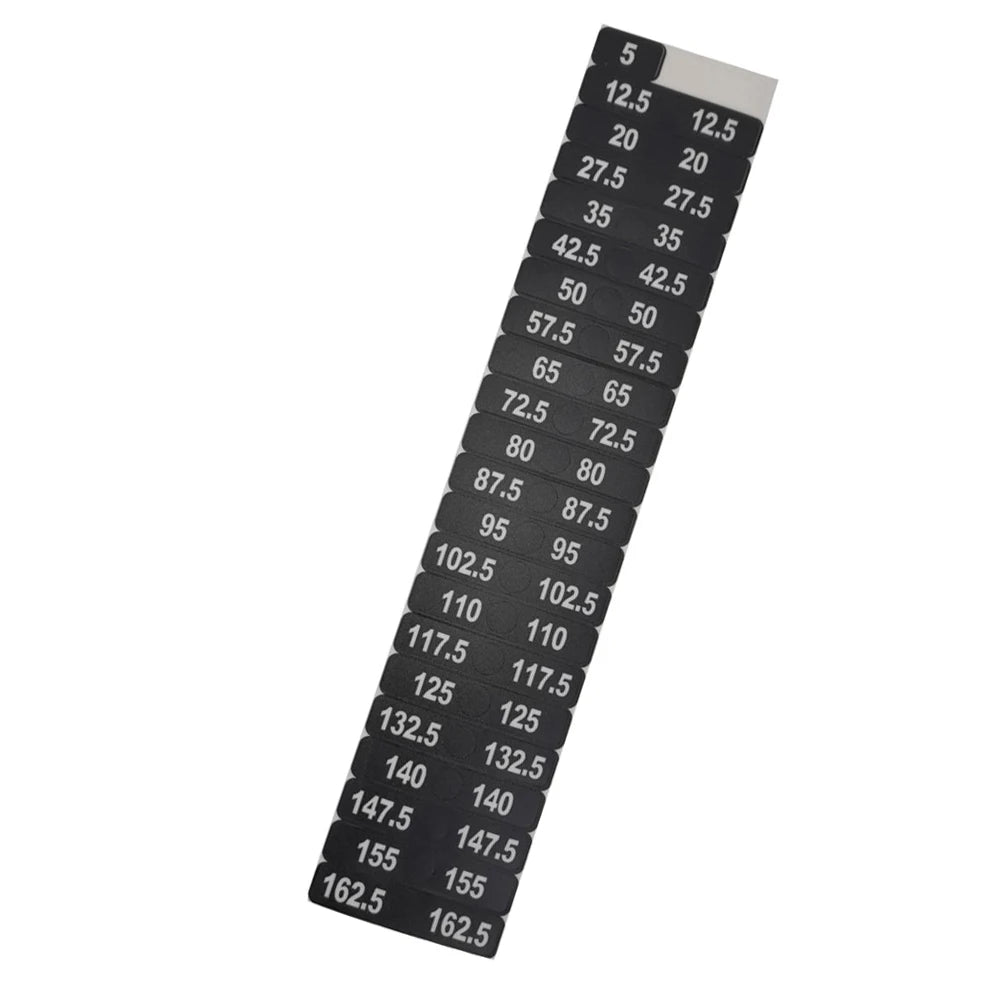 1pc Fitness Equipment Weight Stickers 4.5/7-91/120kg 5-103kg 5-162.5kg Weight Stack Labels Sticker Gym Counterweight Block Parts