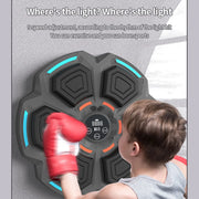 Music Boxing Machine Adult/Children Sport Fitness Smart BT Boxing Trainer Home Exercise Response Training Boxing Wall Target