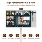 Smart Home Fitness Entertainment Movable Charging Screen Built-In Dual Speaker High-Definition Camera Smart Interactive Displays