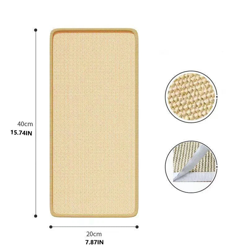 Cat sisal mat, cat scratching post, non-shedding cat scratching board, wall sticker, cat toy, sofa protector, pet toy